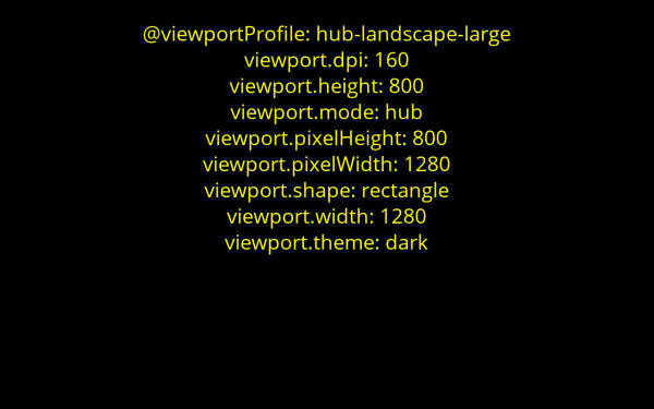 Viewport properties